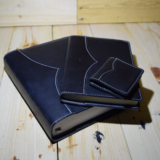 Western Trim Bible Cover, Notebook, Wallet Set